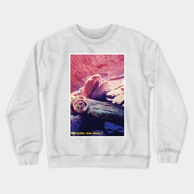 That's No Cave Crewneck Sweatshirt by Kessel Run Weekly